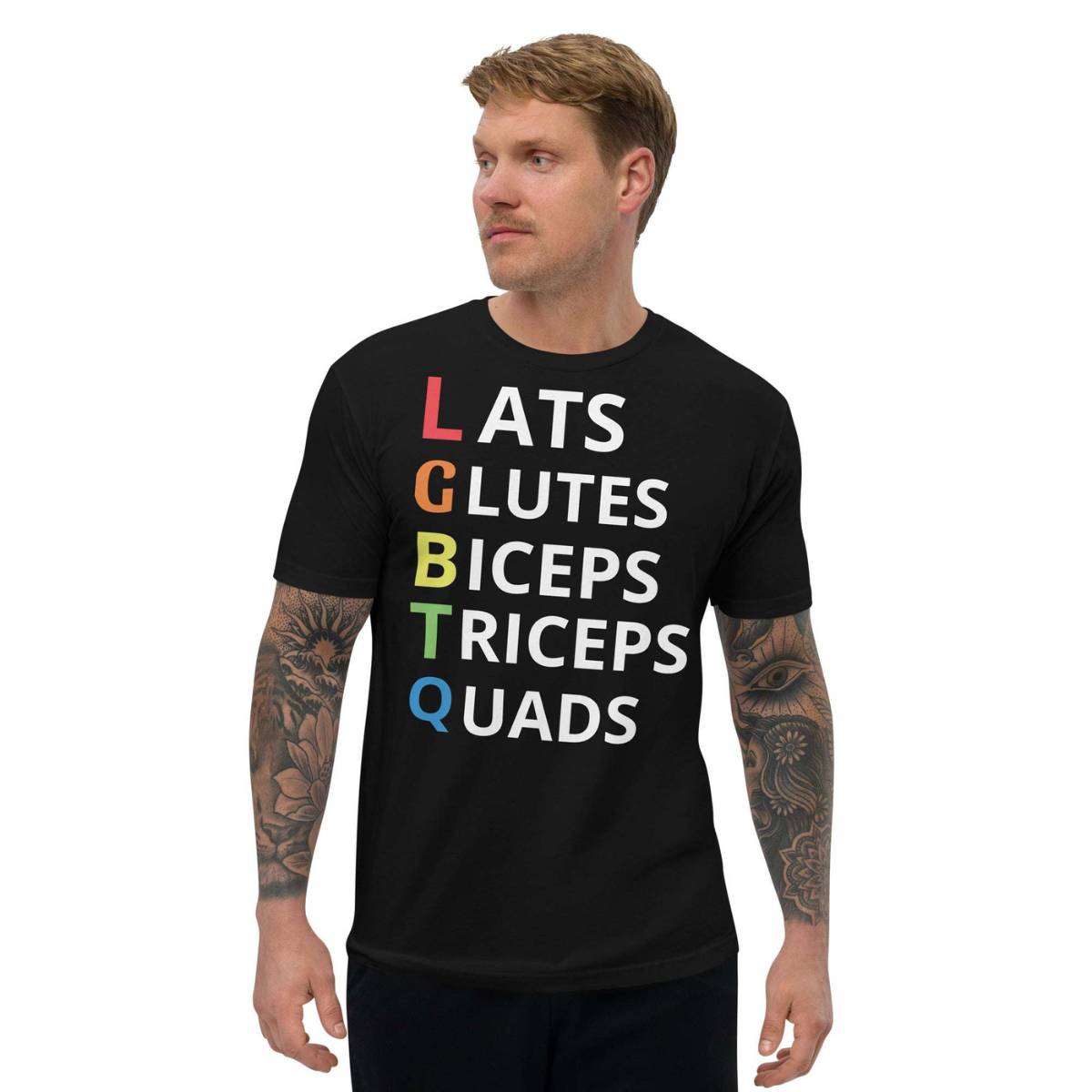 MUKKIS LGBTQ Gym Shirt Ansicht 1