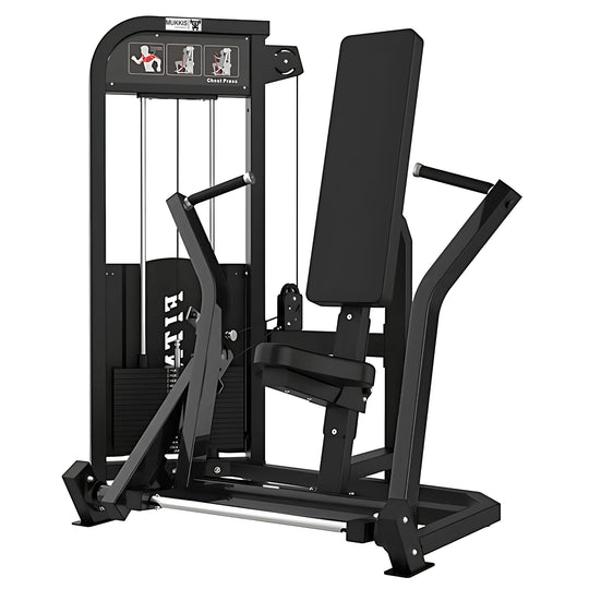 PowerBuild Pressmaschine fuer Fitnessstudios