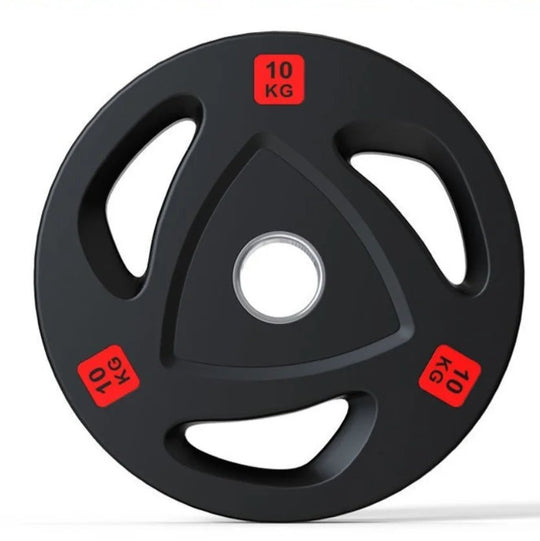 MUKKIS Tri Grip Hantelscheiben fuer Krafttraining Ansicht 2