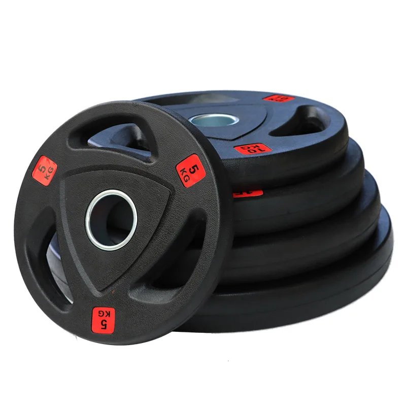 MUKKIS Tri Grip Hantelscheiben fuer Krafttraining Ansicht 1